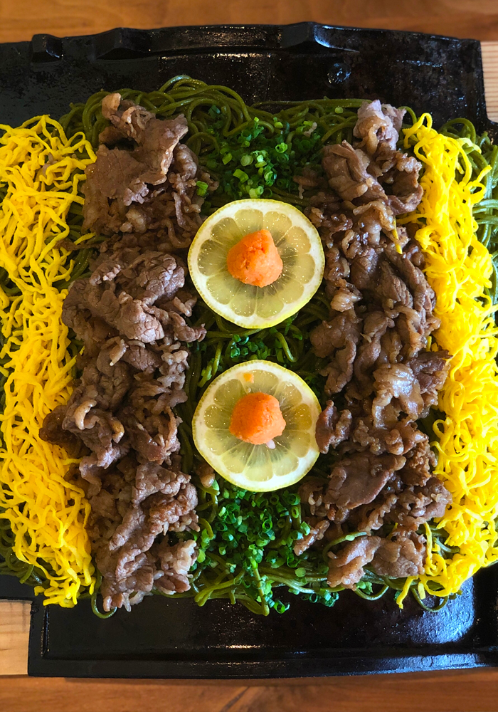 うぐいす瓦そば